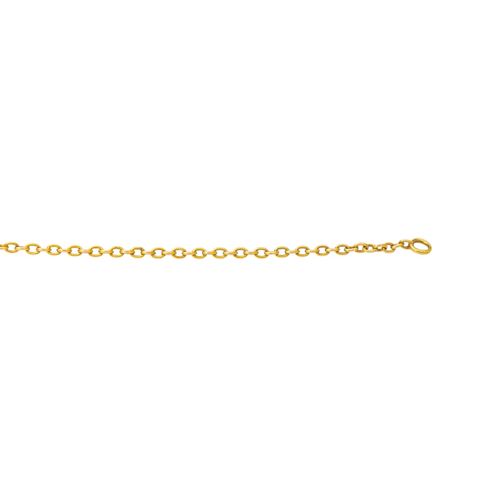 Yellow Gold Forçat Link Necklace