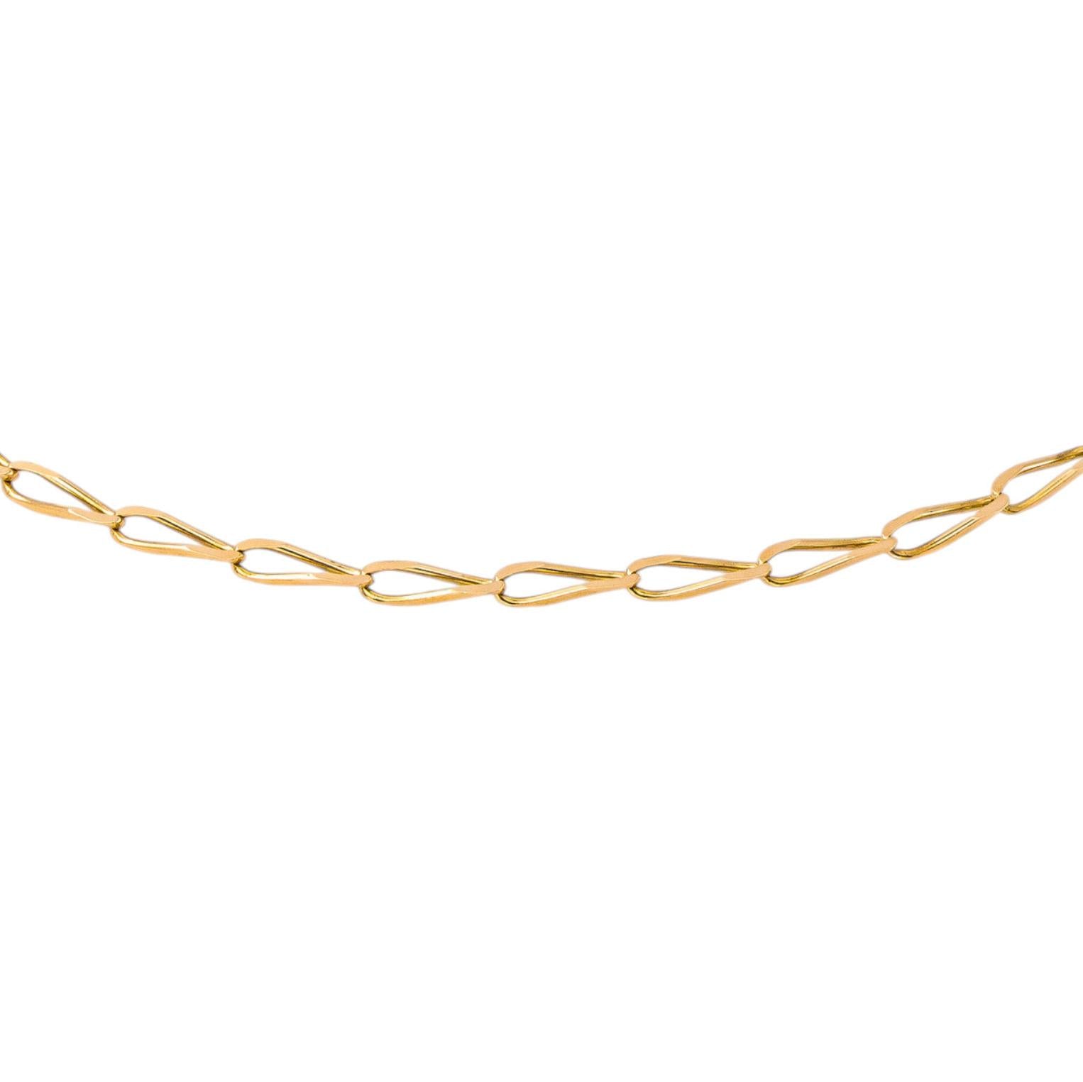 Yellow Gold Horse-Link Necklace