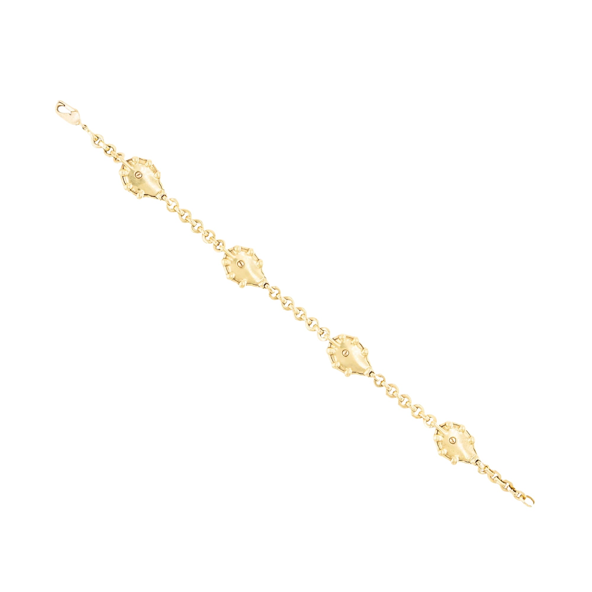 CARTIER "Ladybugs" bracelet in yellow gold and Enamel
