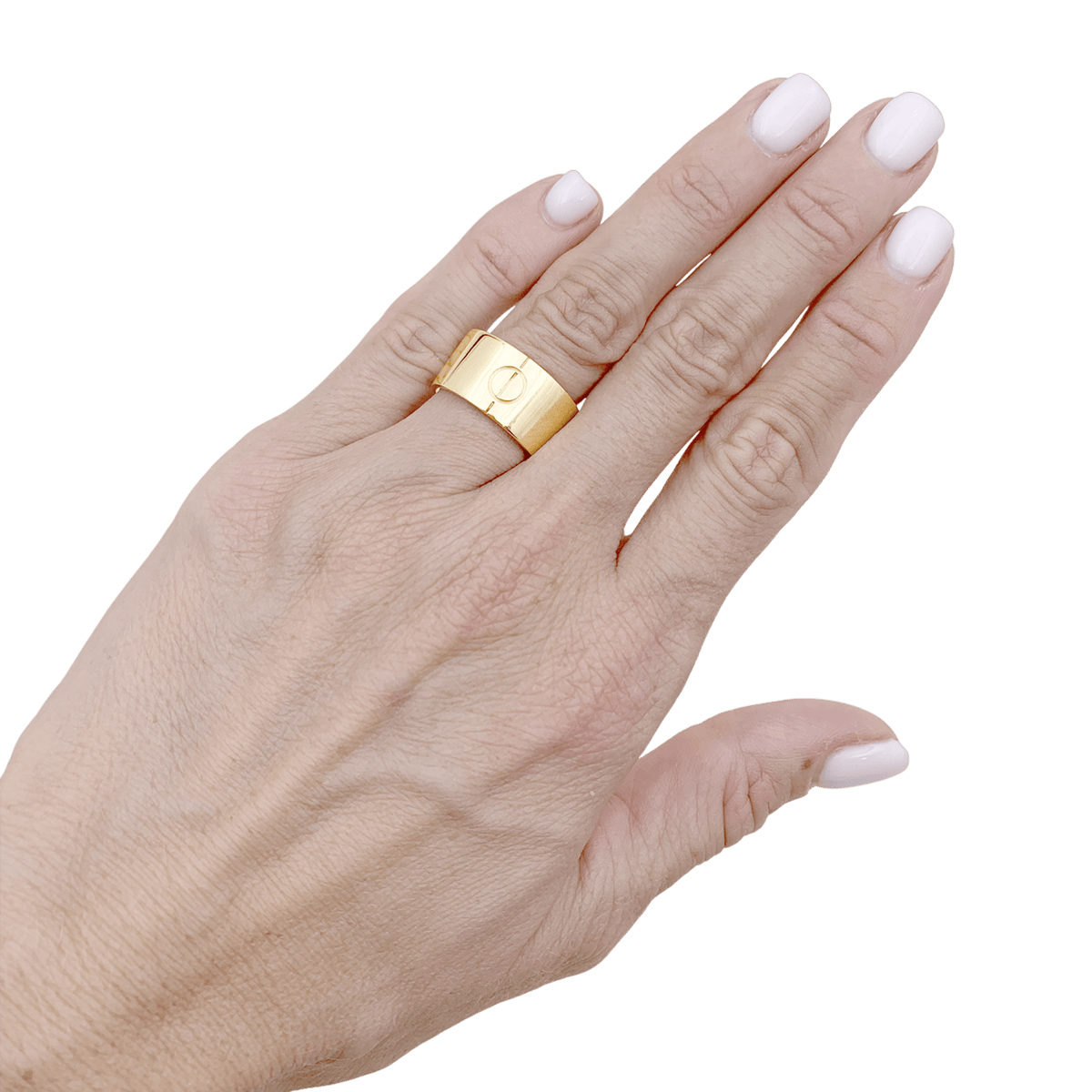 CARTIER "Love" GM Band Ring in Yellow gold