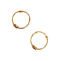 Yellow Gold Hoop Earrings