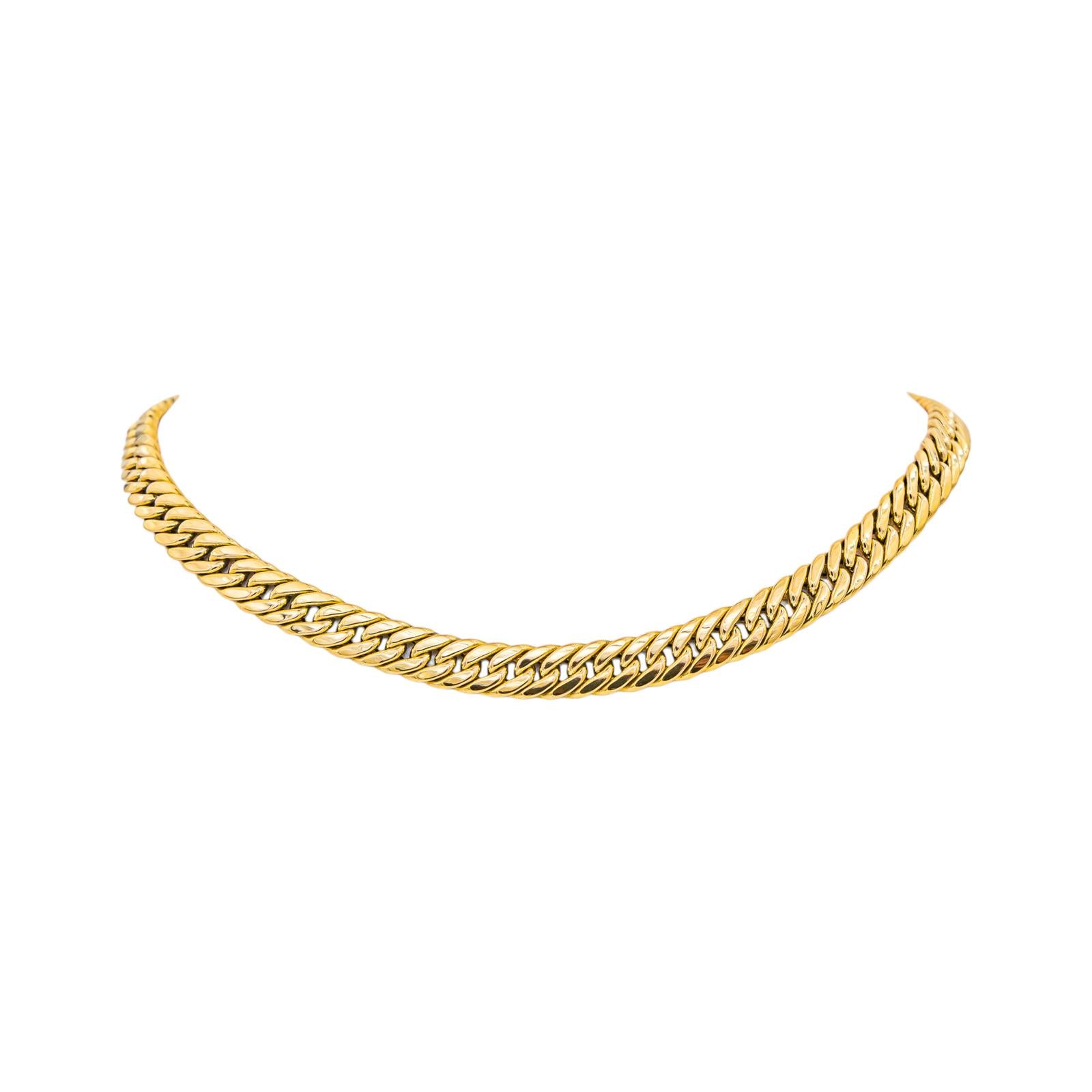 Collier Maille gourmette Or jaune