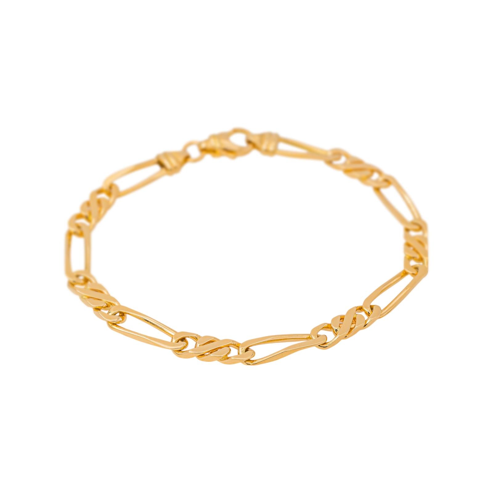 Bracelet Maille cheval Or jaune