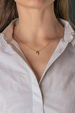 Collier Pendentif Or jaune Diamant