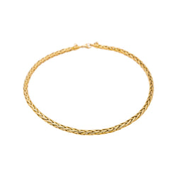 Collier Maille palmier Or jaune