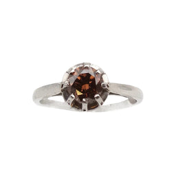 Platinum and Diamond Solitaire Ring