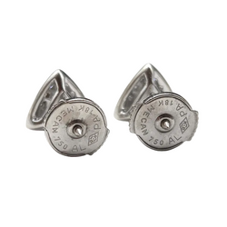 White Gold and Diamond Earrings