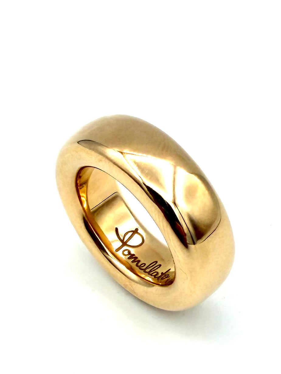 Bague Jonc POMELLATO Iconica Slim en or rose