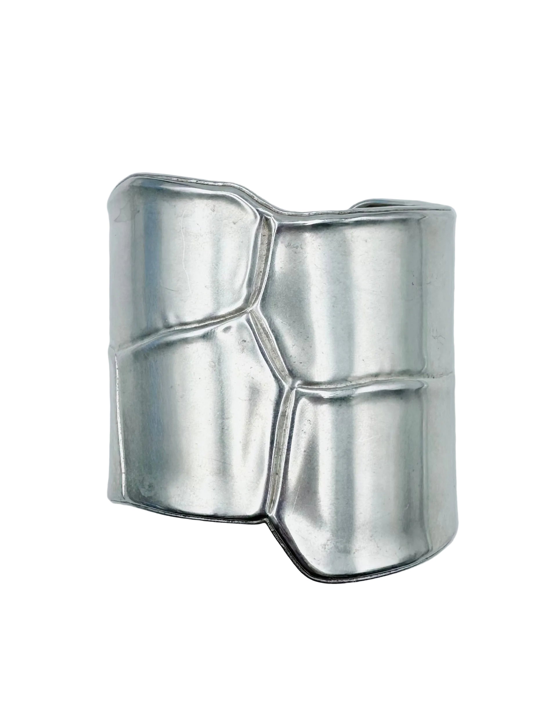 Bracelet Manchette HERMÈS Niloticus Éclat en argent
