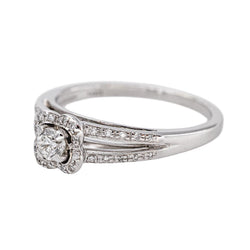 Mauboussin "Chance of Love" Ring in White Gold with Diamond