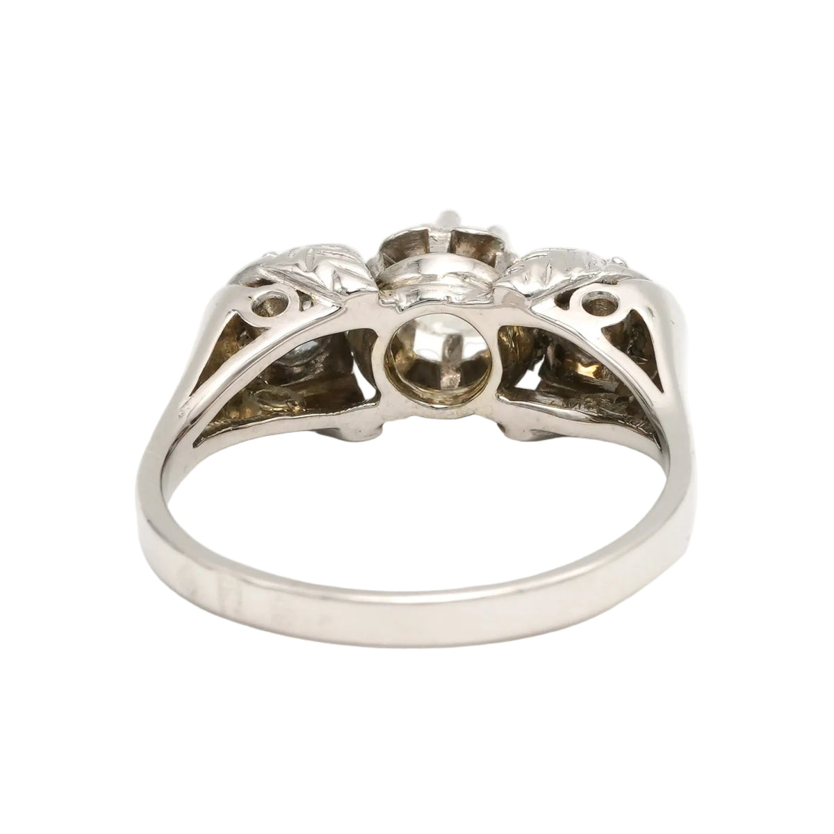 Bague Trilogie en or blanc et diamants