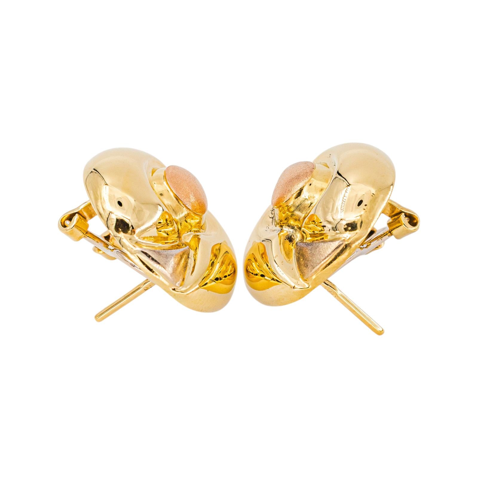 Yellow Gold Earrings