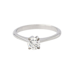 Bague Solitaire Or blanc Diamant