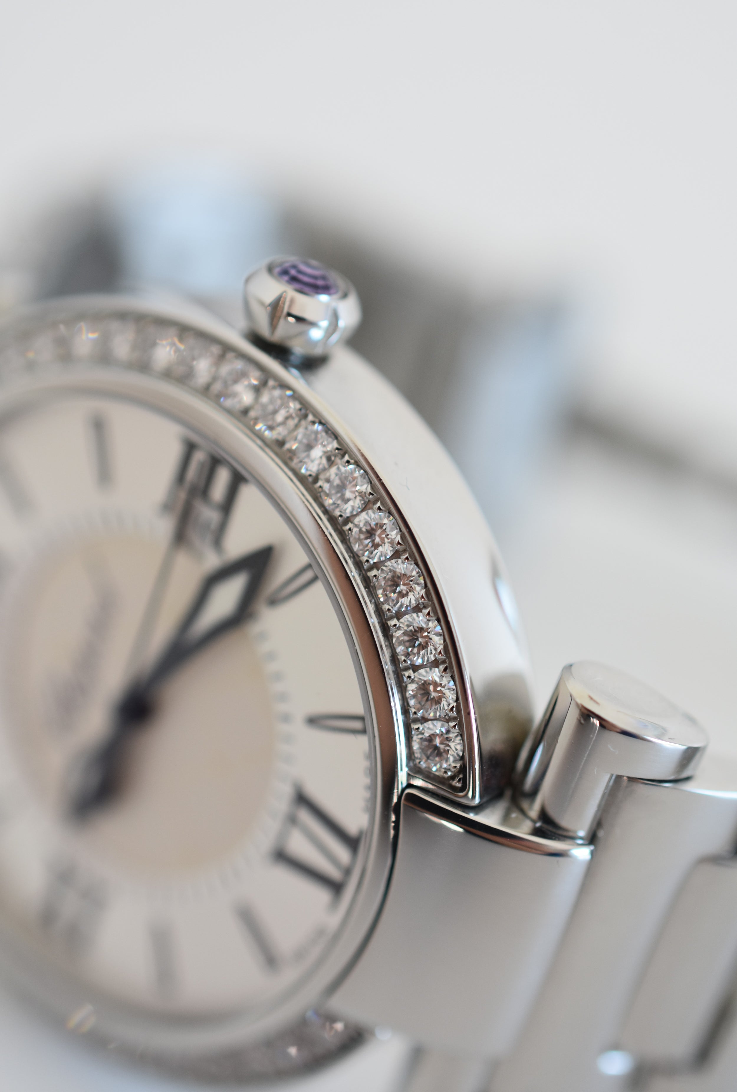 CHOPARD "Impériale" Watch in Stainless Steel, Amethyst, and Diamonds