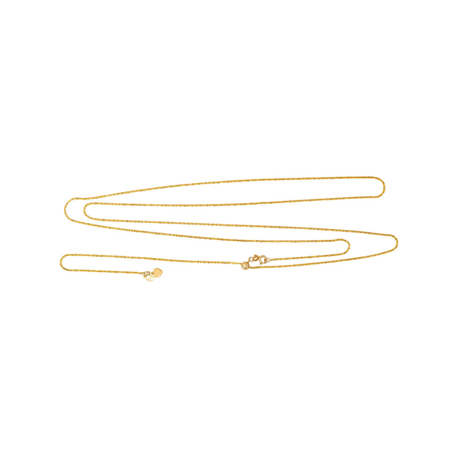 "Négligé" Necklace in Yellow gold