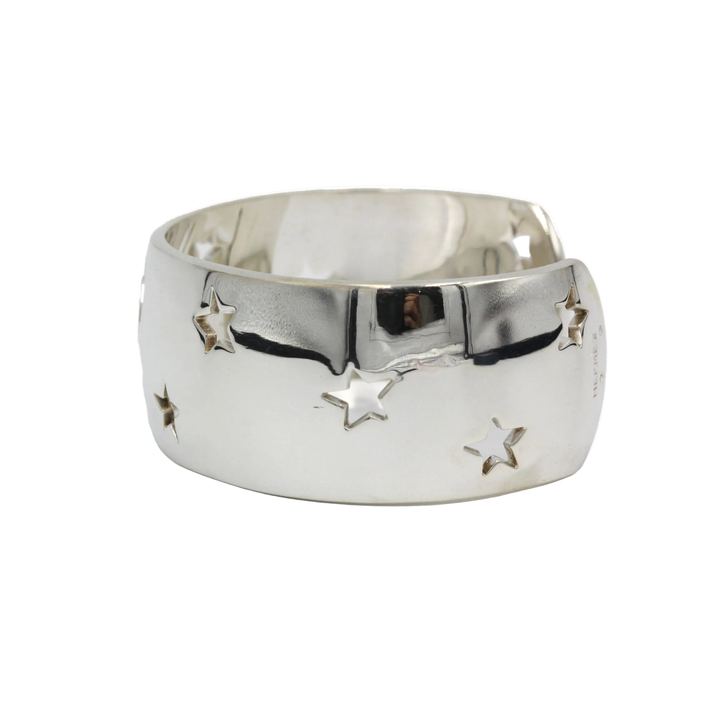 HERMÈS Silver Cuff Bracelet