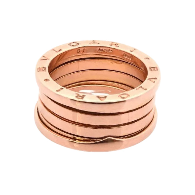"BULGARI B.Zero1" Band Ring in rose gold