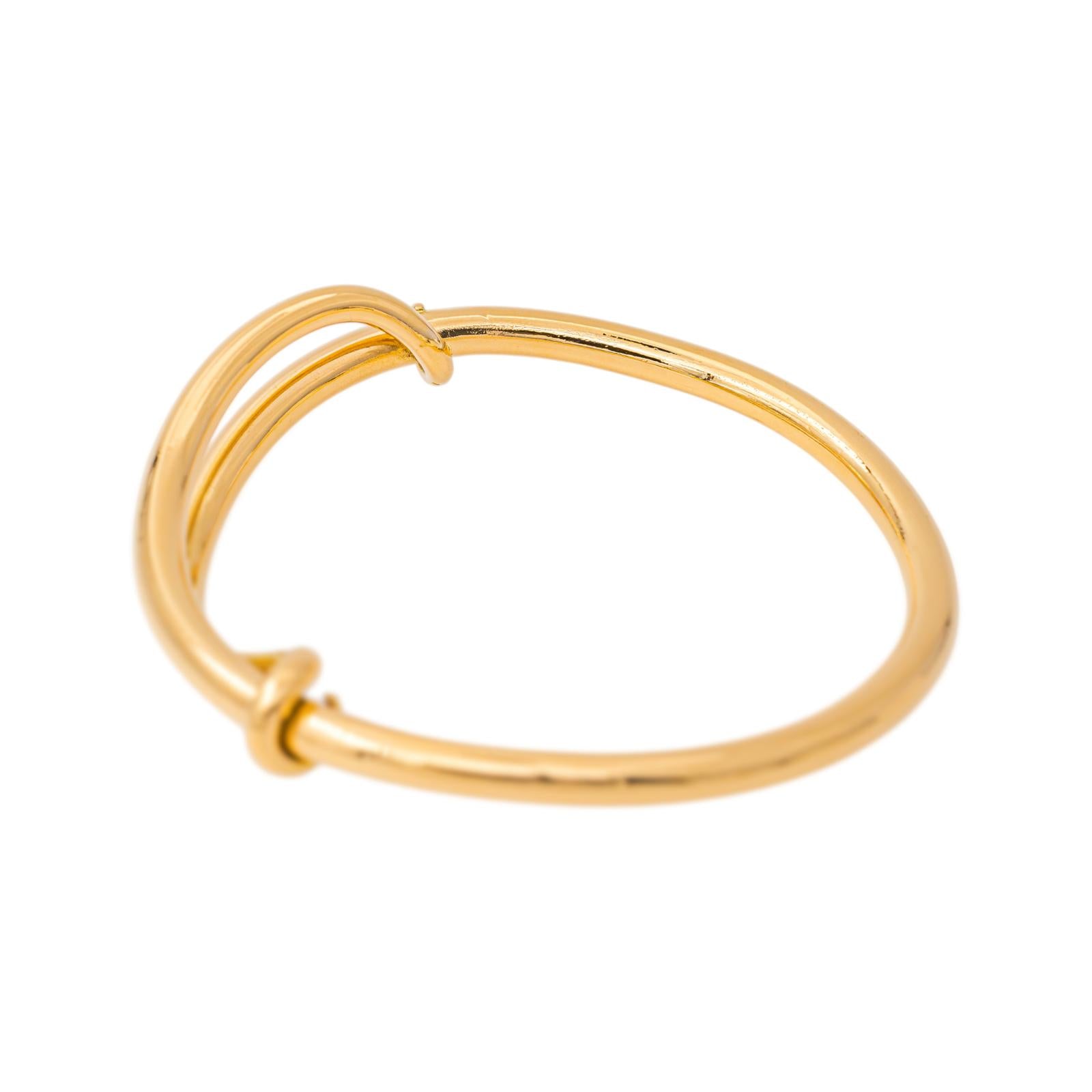 Yellow Gold Bangle Bracelet