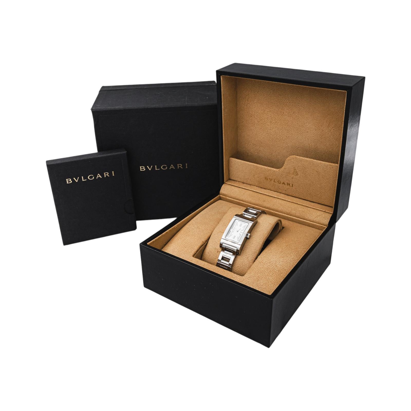 Boucheron Reflet Watch, Stainless Steel with Diamonds
