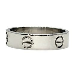 CARTIER "Love" Wedding Band in White Gold