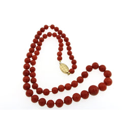 1970s Natural Mediterranean Coral Necklace - Castafiore