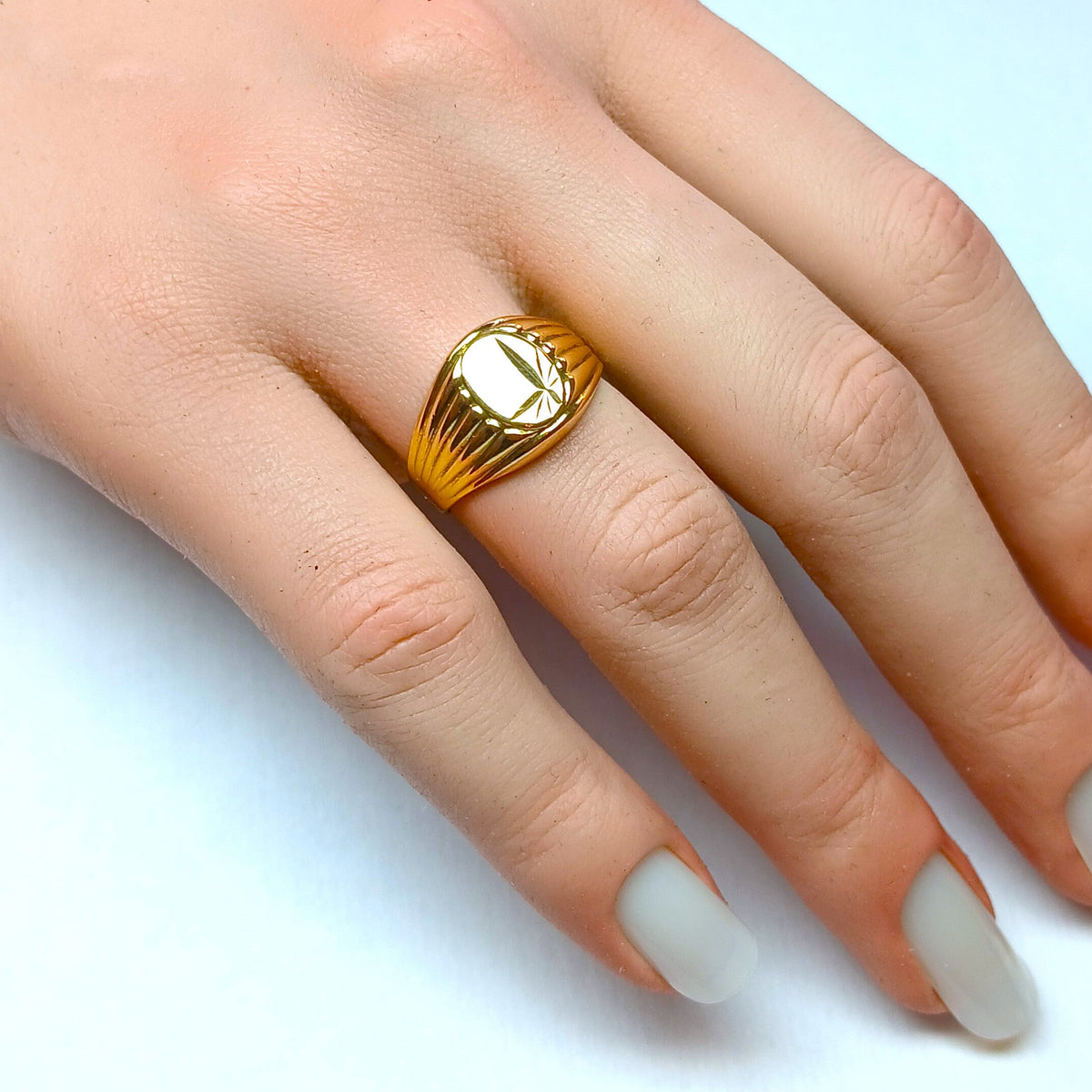 Yellow Gold Signet Ring