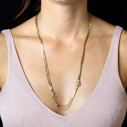 Collier Sautoir en or jaune