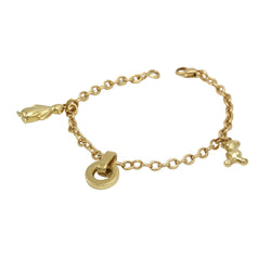 Yellow Gold Charm Bracelet