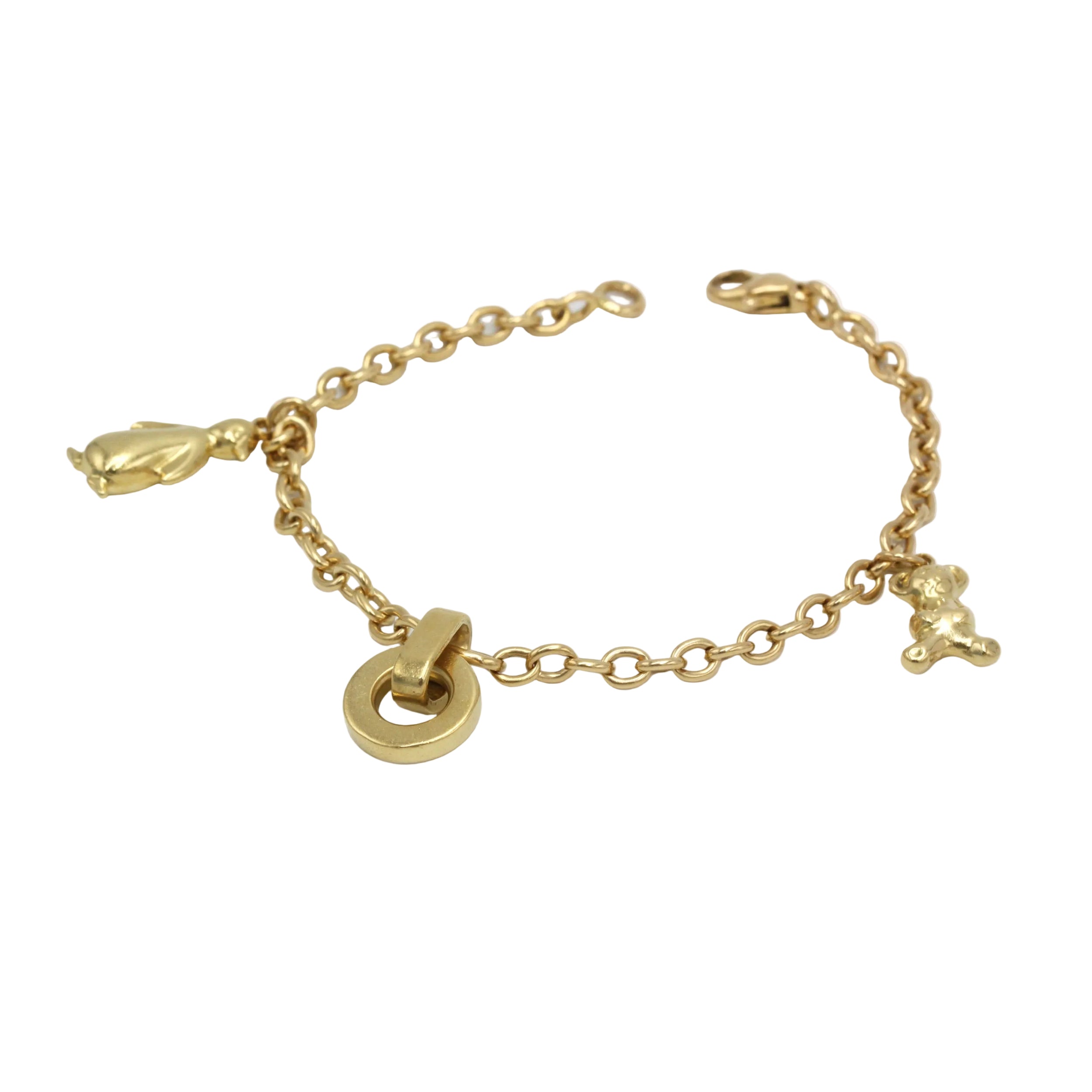 Yellow Gold Charm Bracelet