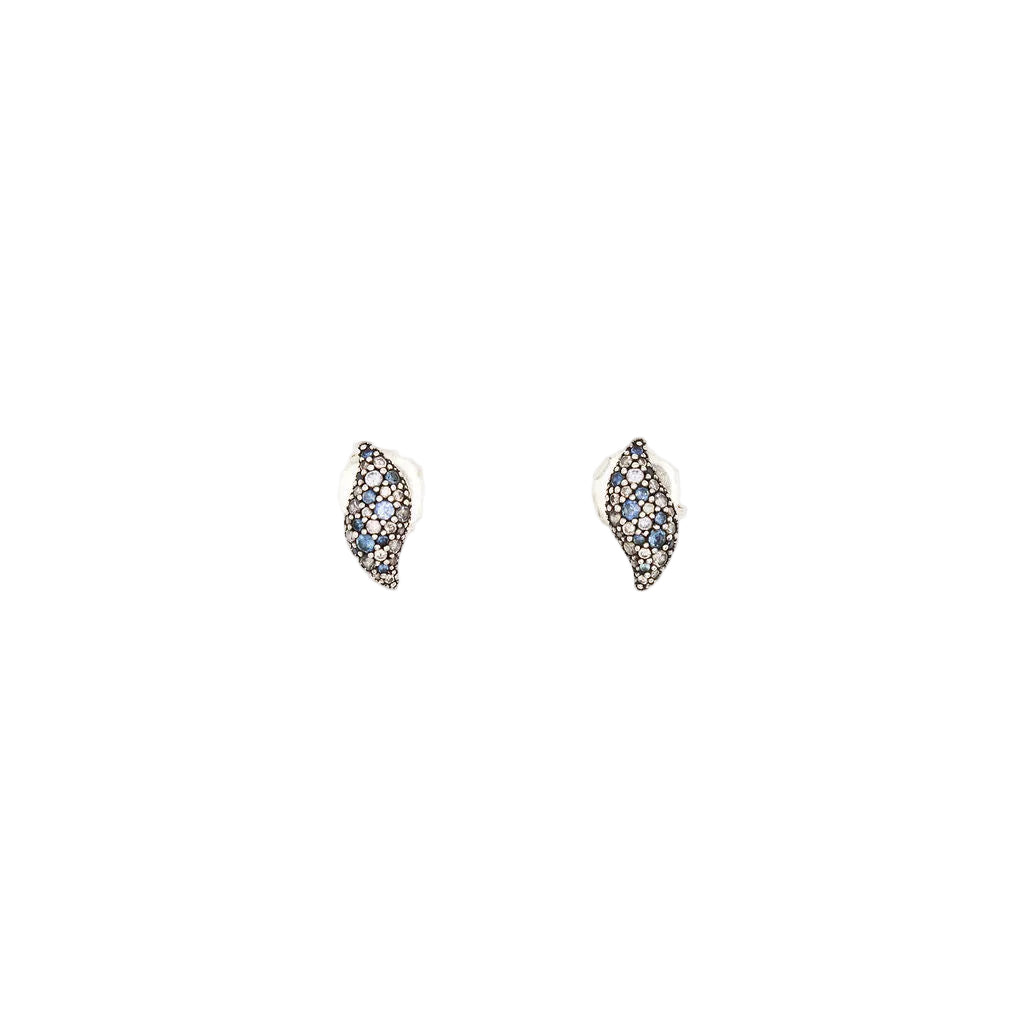Earrings DAVID YURMAN flea market in silver and diamonds