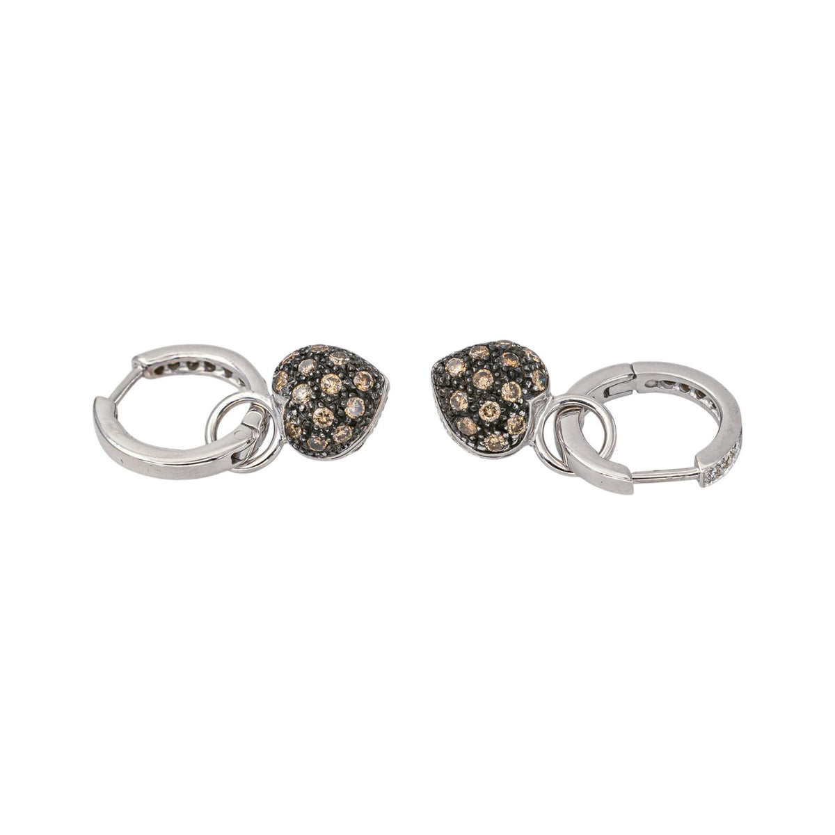 Boucles d'oreilles Or blanc Diamant