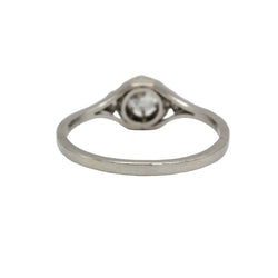 Platinum and Diamond Solitaire Ring