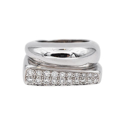 Fred Bague Success Or blanc Diamant