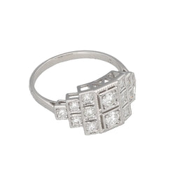 White Gold and Diamond Ring