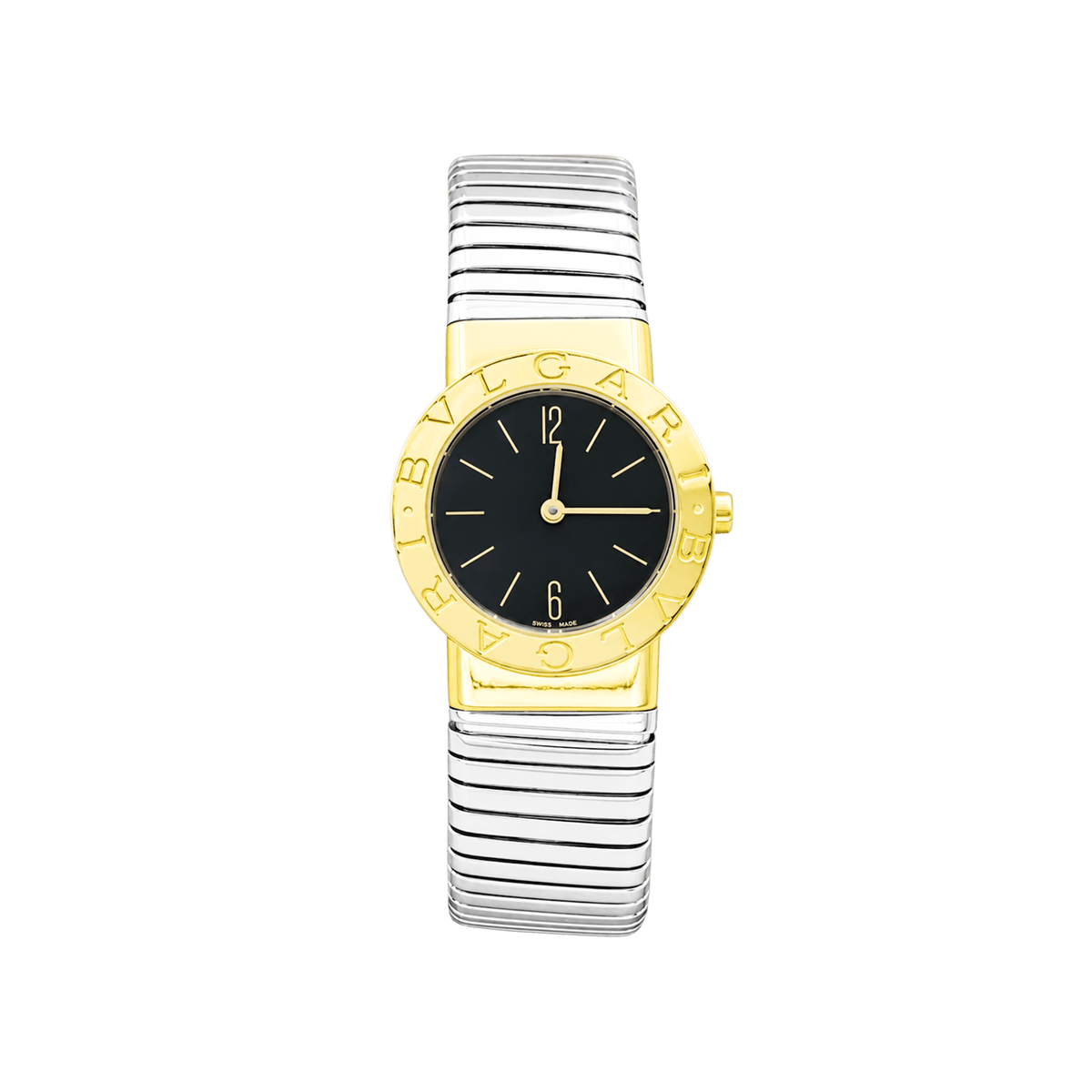 BULGARI "BB 26" Watch in Yellow Gold and Stainless Steel