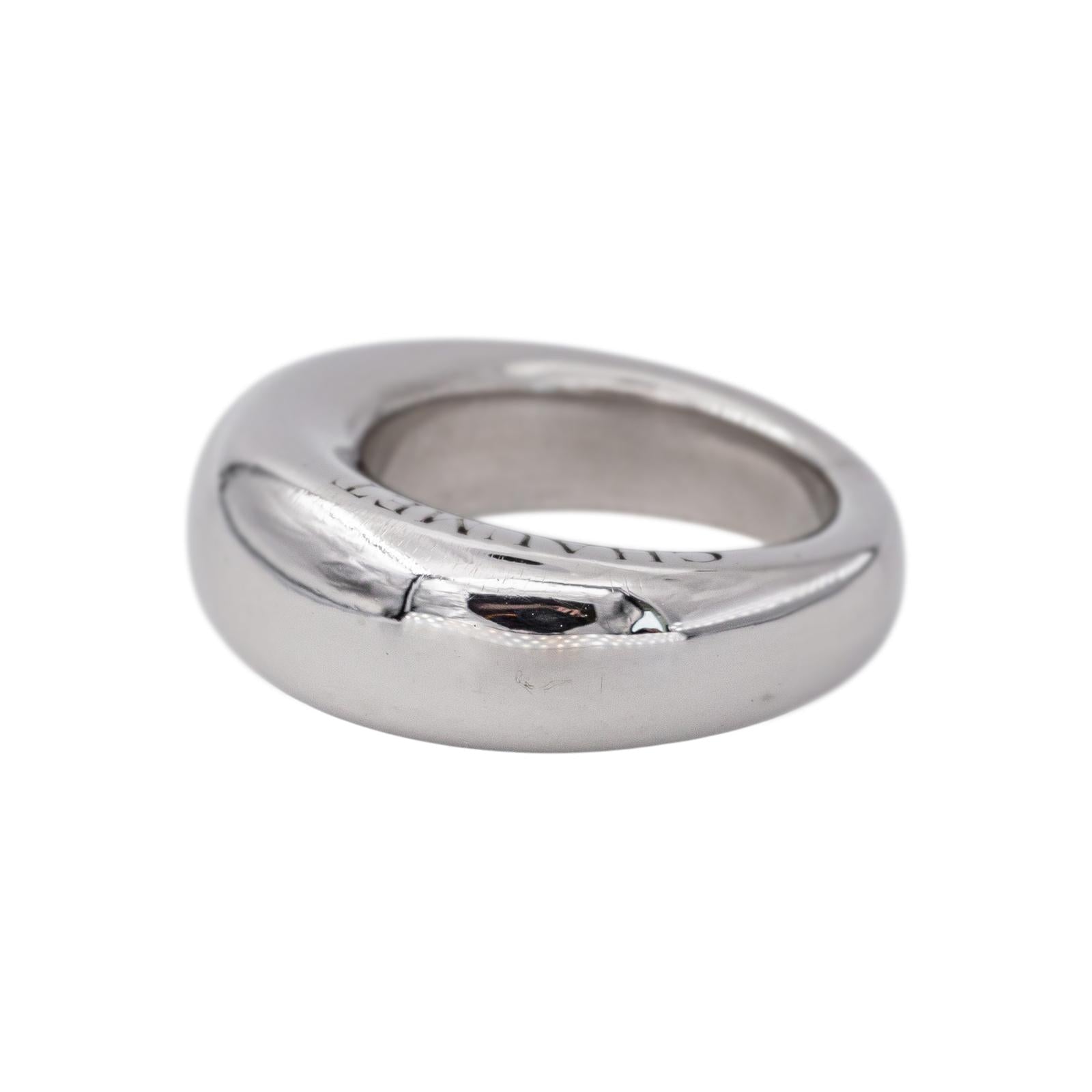 Chaumet Bague Jonc  Or blanc