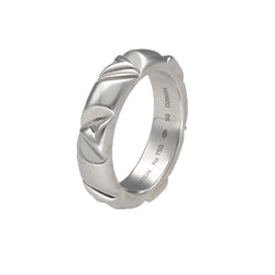 LOUIS VUITTON "Volt" Wedding Band in White Gold