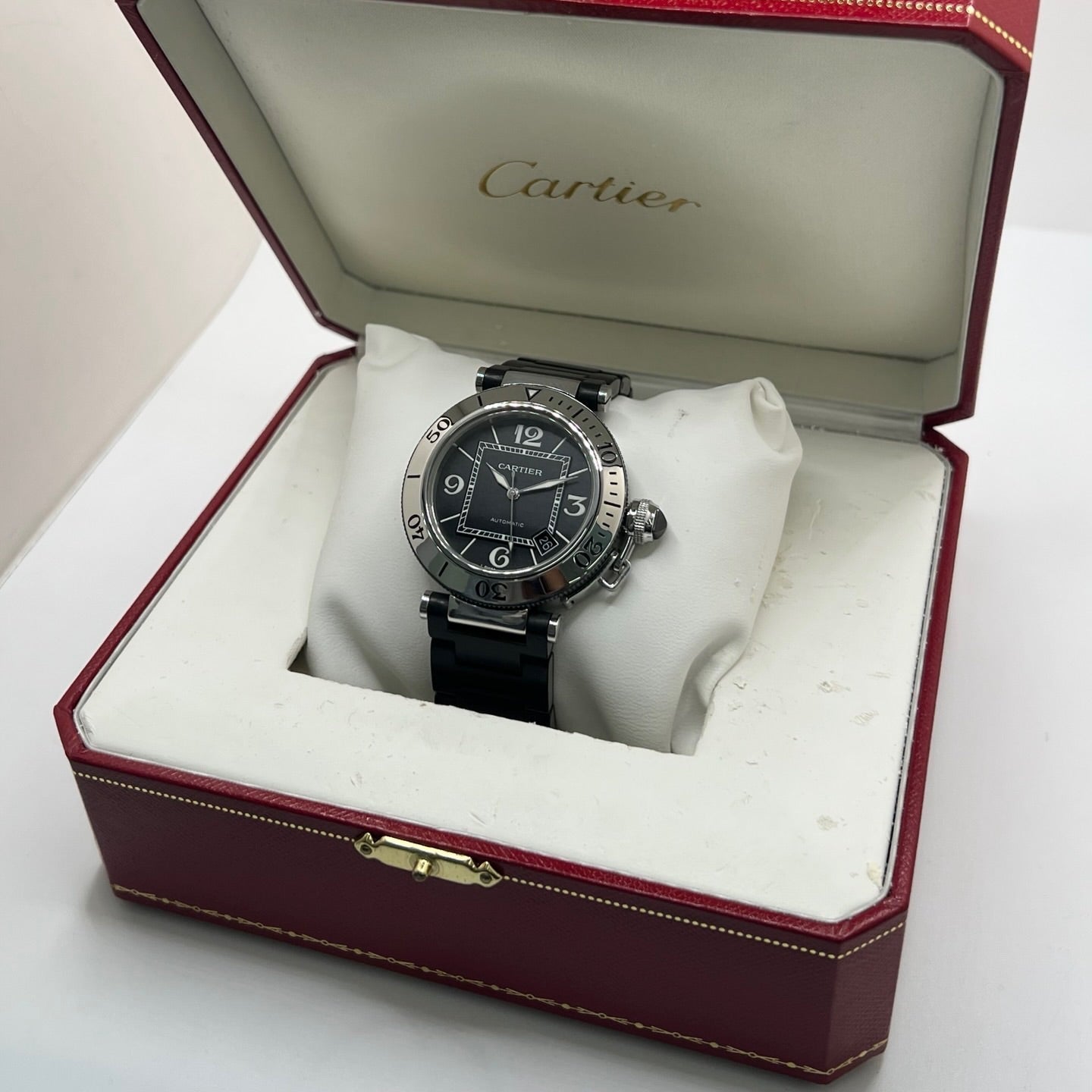 CARTIER "Pasha" Steel Watch