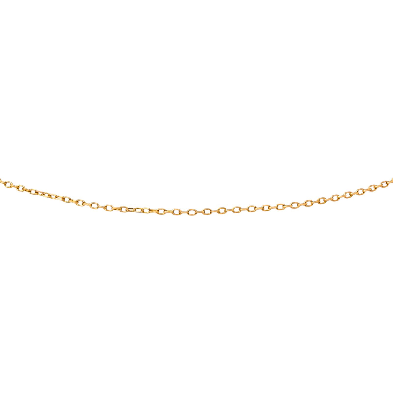 Collier Maille forçat Or jaune