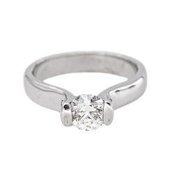 White gold Solitaire Diamond Ring