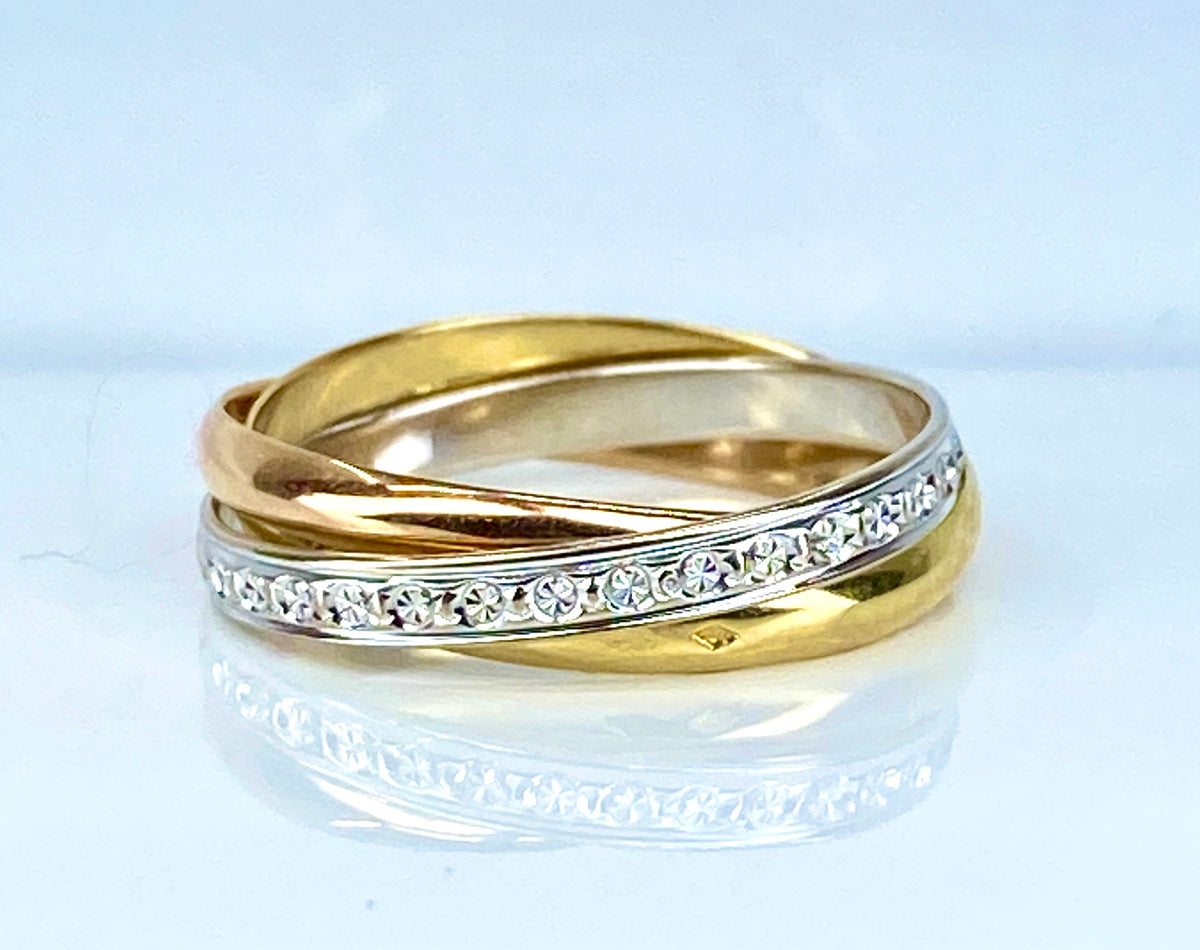 Colored Gold Rings