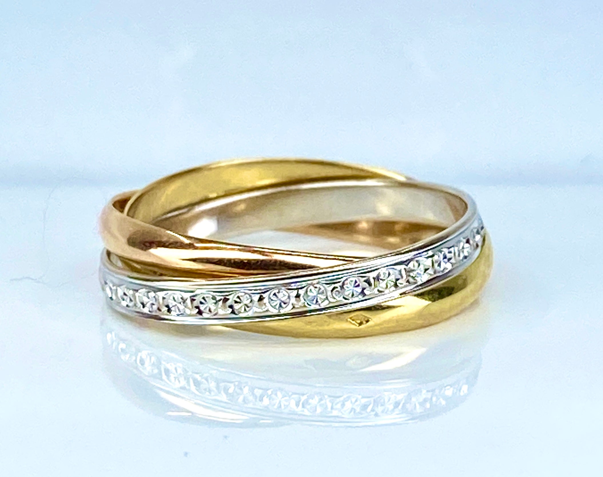 Colored Gold Rings