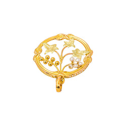 Pendentif Or jaune Perle