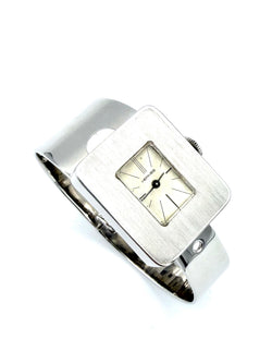 Vintage HERMES Silver Watch, circa 1970