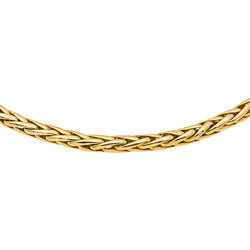 Collier Maille palmier Or jaune
