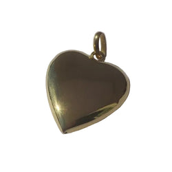Pendant Art Nouveau Heart Lily of the Valley Opals and Gold