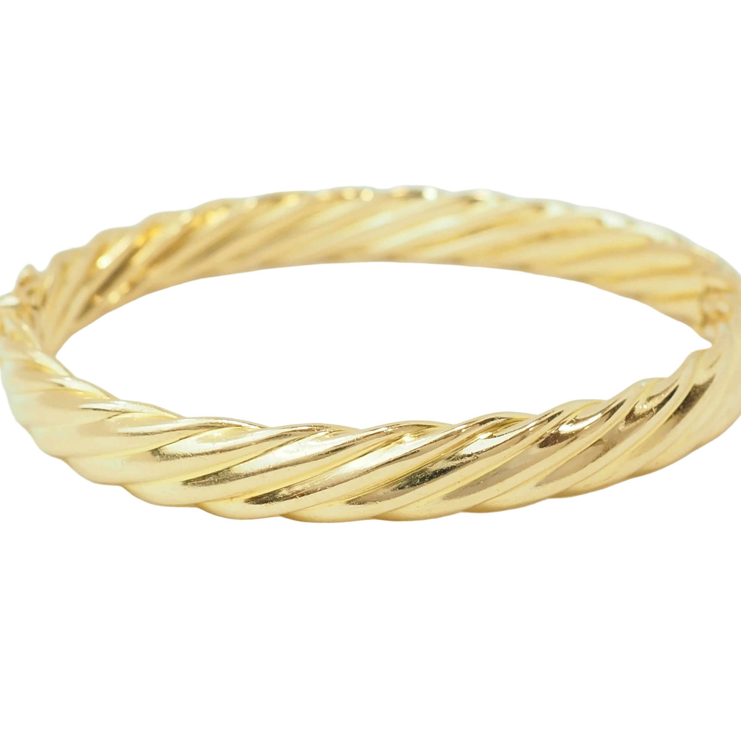 Yellow Gold Bangle Bracelet