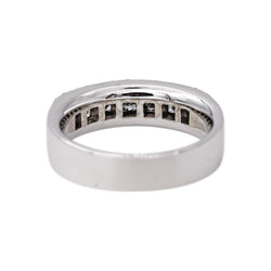 White Gold Diamond Band Ring