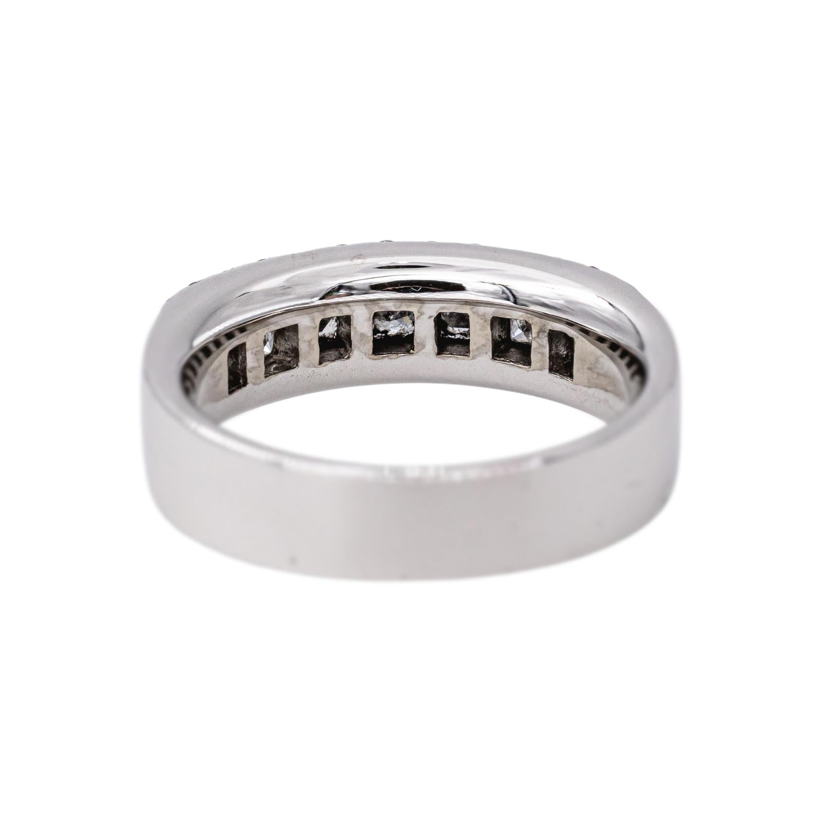 White Gold Diamond Band Ring