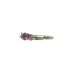 GEMMYO "Baby Everbloom Camaïeux" Ring in yellow gold, with peach-colored Tourmaline and yellow and orange yellow sapphires